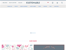 Tablet Screenshot of kustomable.com